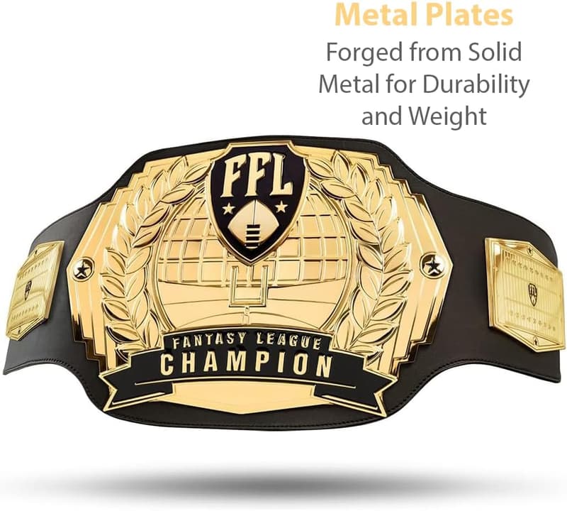 12-Year Fantasy Football Championship Belt – Customizable 6lb Design