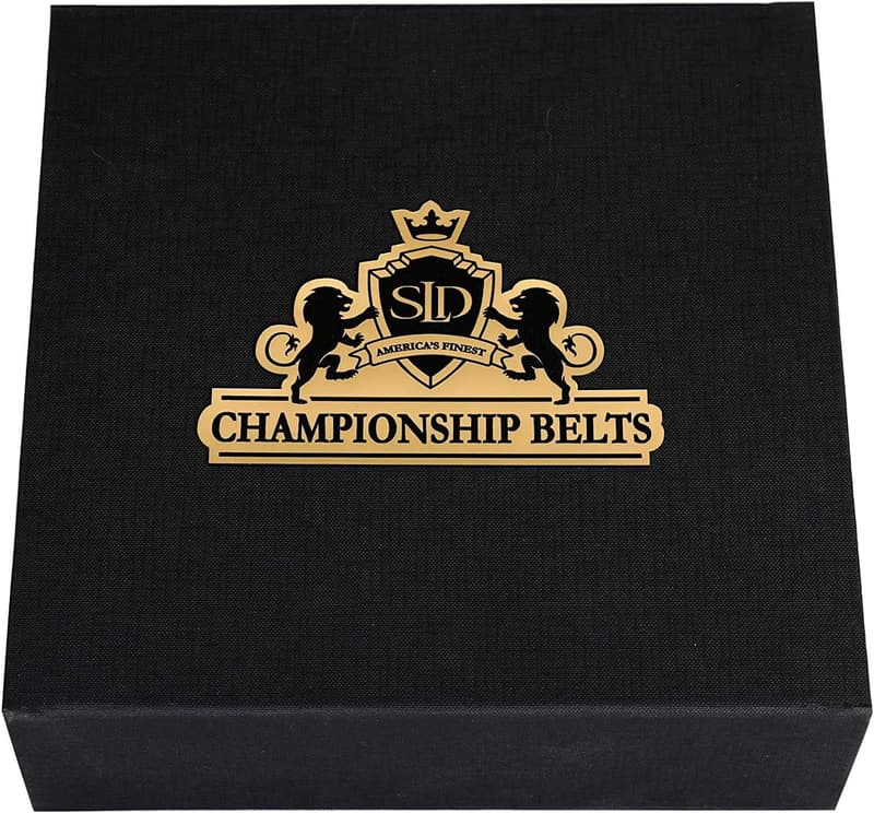 Customizable Championship Belt Necklace with Bling & Engraving