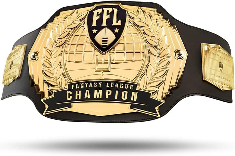 Fantasy Football Championship Belt – 12-Year Perpetual, Customizable