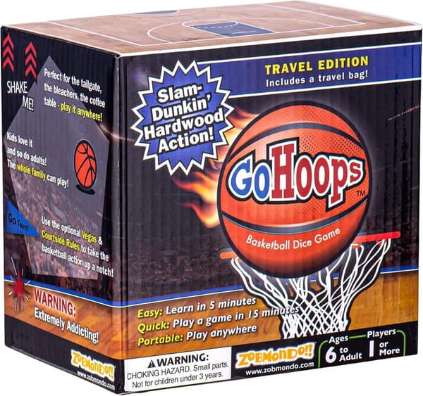 GoHoops Basketball Dice Game | Fun for Families & Kids