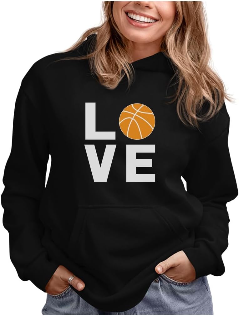 Basketball Hoodie for Women & Teen Girls - Perfect Gift for Fans