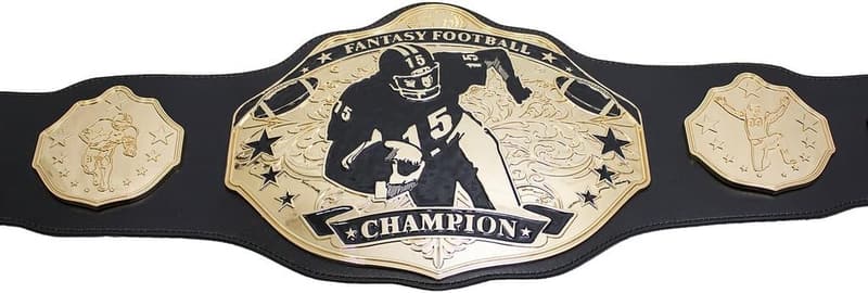 Fantasy Football Championship Belt Trophy Award