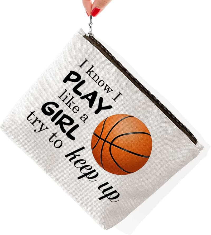 Basketball Lover's Makeup Bag for Women