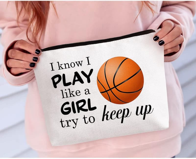 Basketball Lover's Makeup Bag for Women