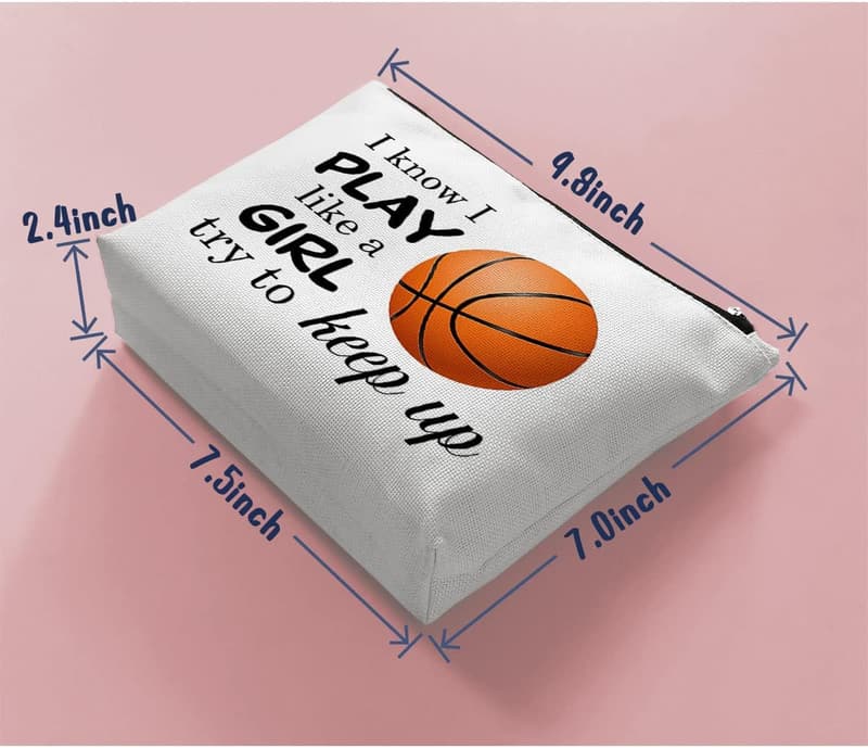 Basketball Lover's Makeup Bag for Women