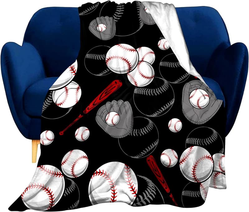 Cozy Lightweight 3D Printed Soccer Blanket for Sports Fans