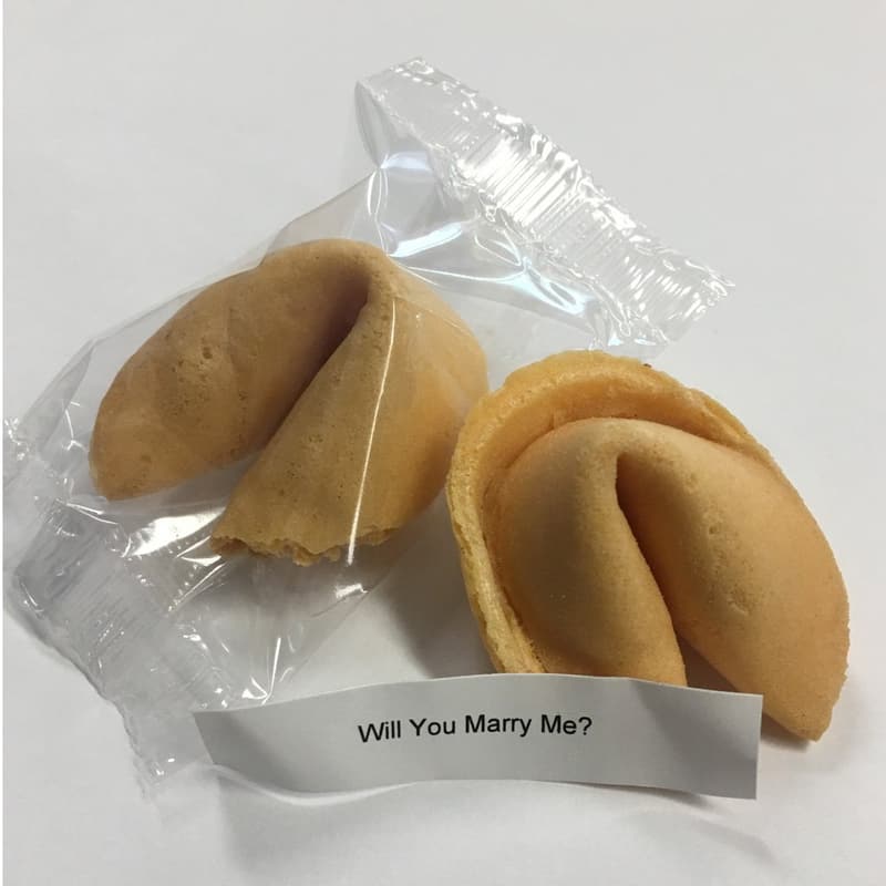 Wedding Proposal Fortune Cookie - 
