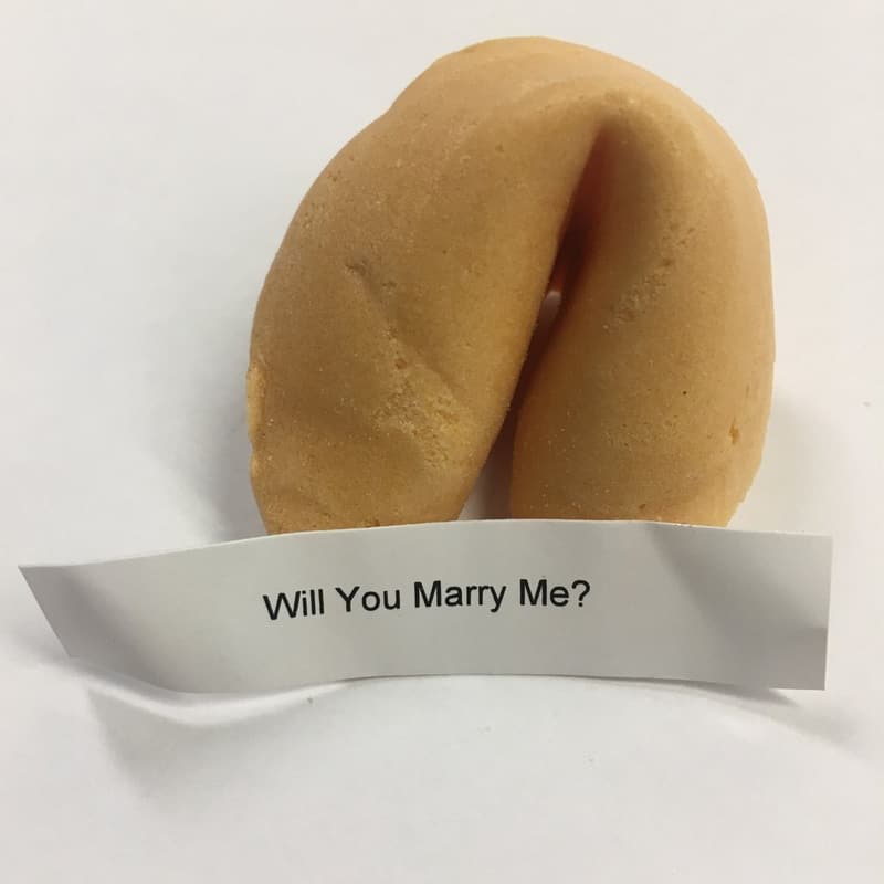 Wedding Proposal Fortune Cookie - 