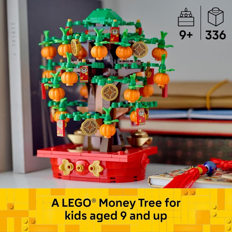 Lunar New Year LEGO Money Tree Building Toy for Kids 9+