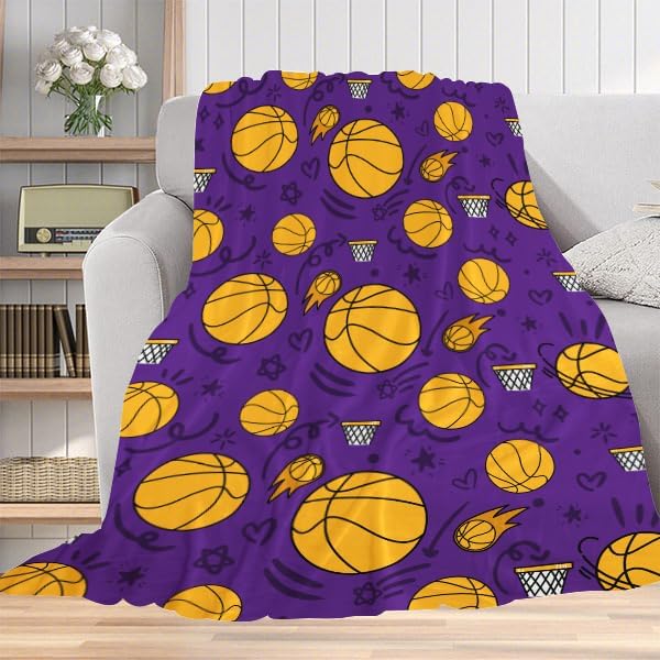 Basketball Throw Blanket, 50