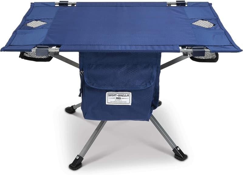 Portable Folding Table for Outdoor Activities - Navy