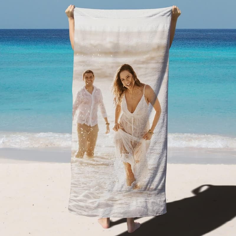 Personalized Microfiber Beach Towel - 30
