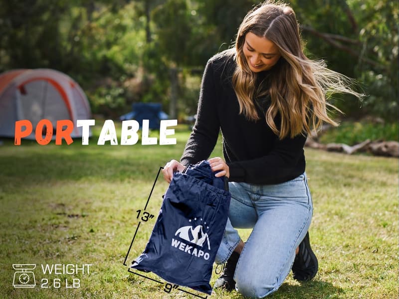 Portable Waterproof Inflatable Lounger for Camping & Festivals