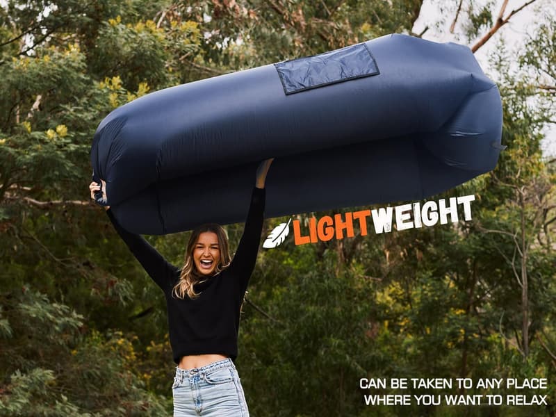 Portable Waterproof Inflatable Lounger for Camping & Festivals