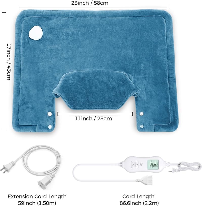 Heating Pad for Neck & Shoulder Pain Relief, 17