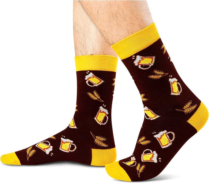 Novelty Taco Pizza Socks for Movie Lovers