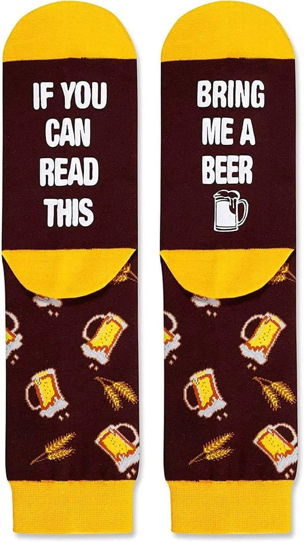 Novelty Taco Pizza Socks for Movie Lovers