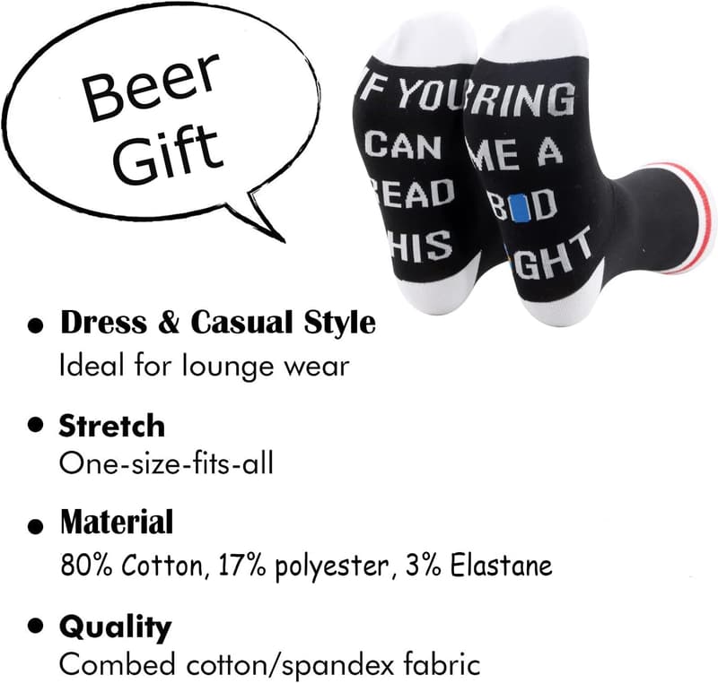 Bring Me a Shot Socks - 2 Pairs for Fun Gatherings