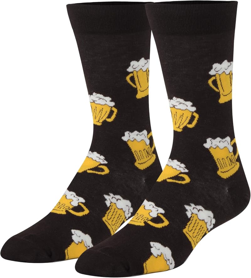 Fun Food Snack Crew Socks for Men - Colorful Assorted Styles