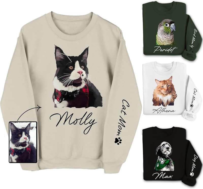 Custom Portrait Hoodies for Men & Women - Design Your Own