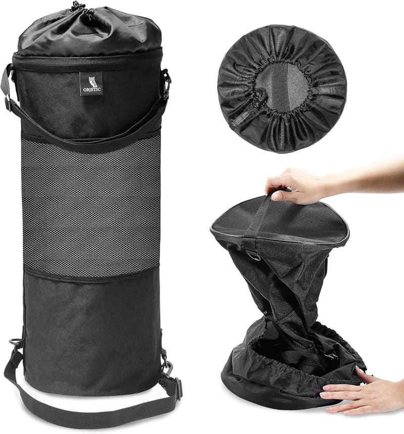 Portable Leakproof Collapsible Trash Can for Boats and RVs