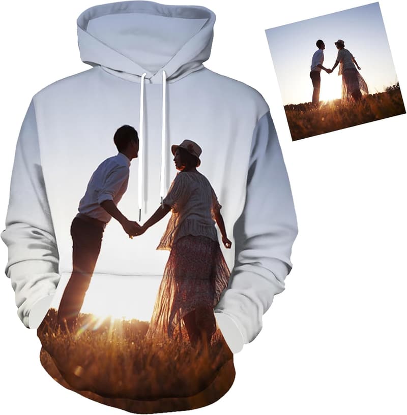 Personalized Custom Hoodies for Men and Women with Pockets