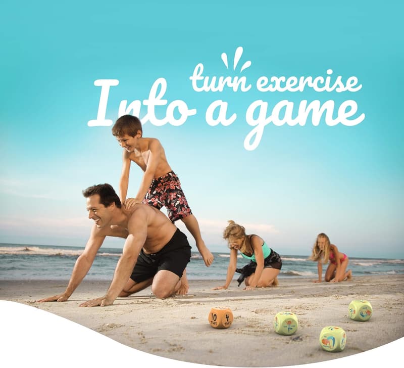 Foam Fitness Dice for Kids - 6-Sided Exercise Tool