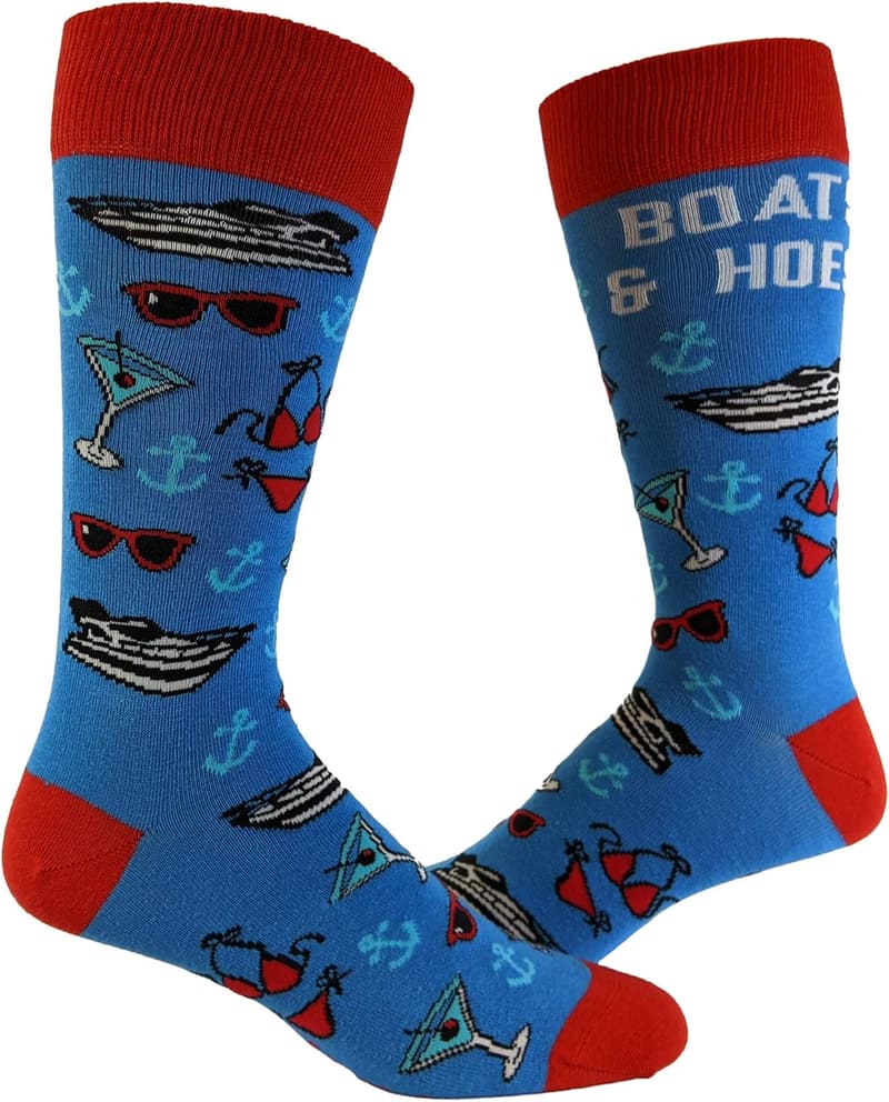 Funny Sarcastic Men's Graphic Socks - 