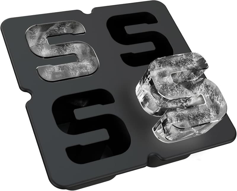 Personalized Letter Silicone Ice Cube Mold for Cocktails