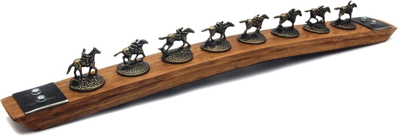 Whiskey Cork Display Holder for Blanton's Stoppers - Natural Metal