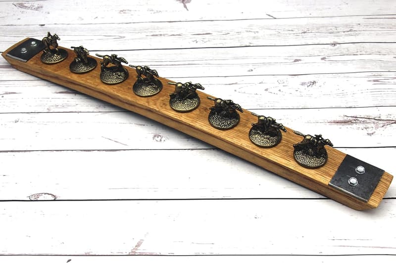 Whiskey Cork Display Holder for Blanton's Stoppers - Natural Metal