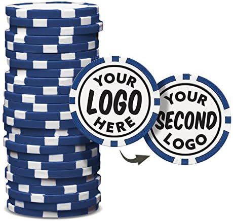 Personalized Monogram Poker Chips - 50 Pack