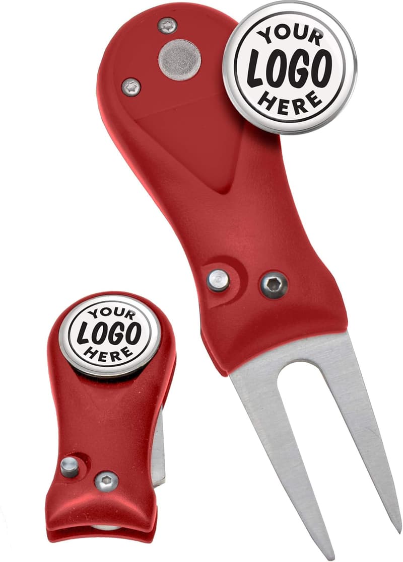 Personalized Golf Divot Tool with Custom Logo and Marker