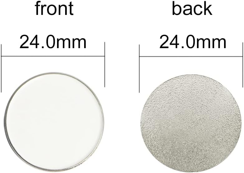 Customizable White Golf Ball Markers - Pack of 10