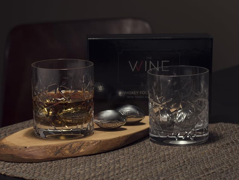 Super Bowl Football Whiskey Stones - 6 Chillers for Parties