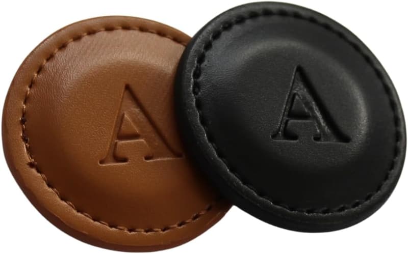 Customized Vegan Leather Golf Markers - Set of 2 for Golfers