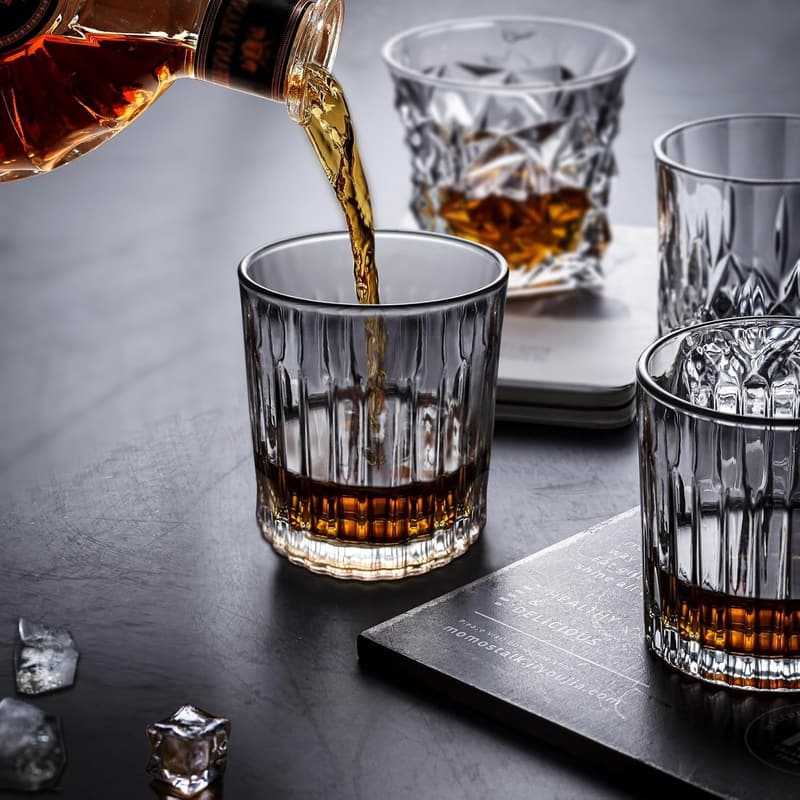 Whiskey Glass Set with Luxury Box - Ideal Gift for Men