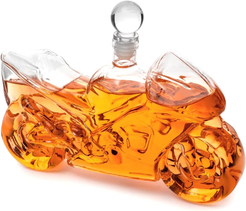 Motorcycle Decanter for Whiskey & Wine - Biker Gifts for Men