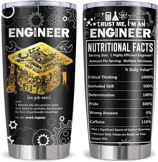 Engineering Tumbler 20Oz - Perfect Gift for Engineers