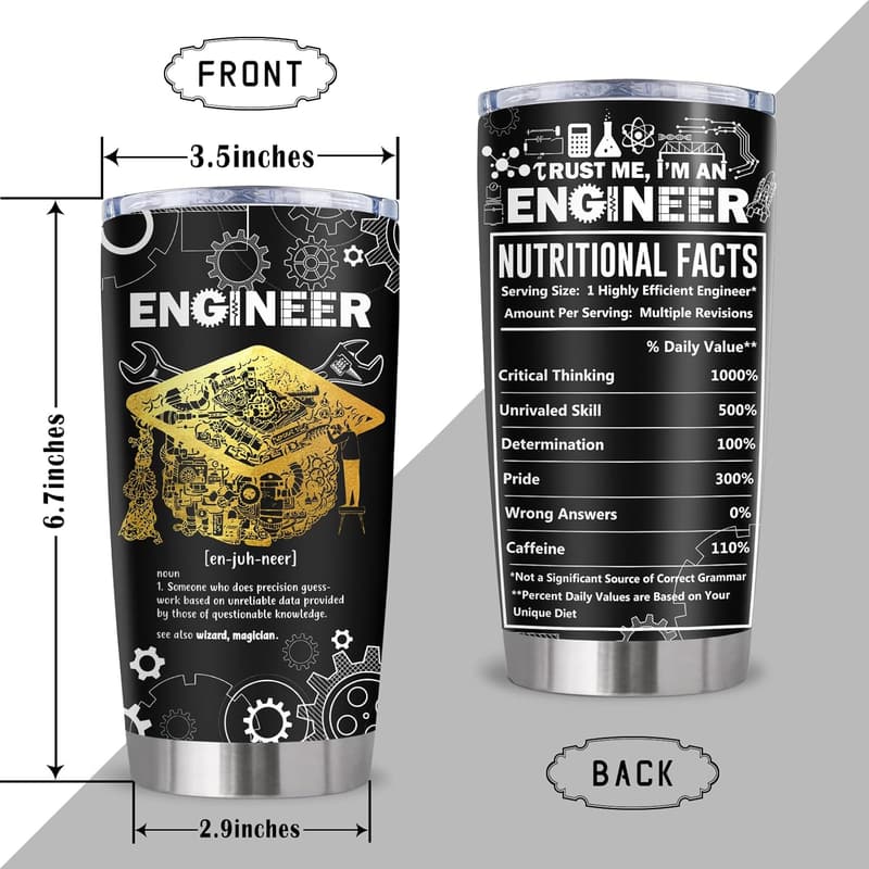 Engineering Tumbler 20Oz - Perfect Gift for Engineers
