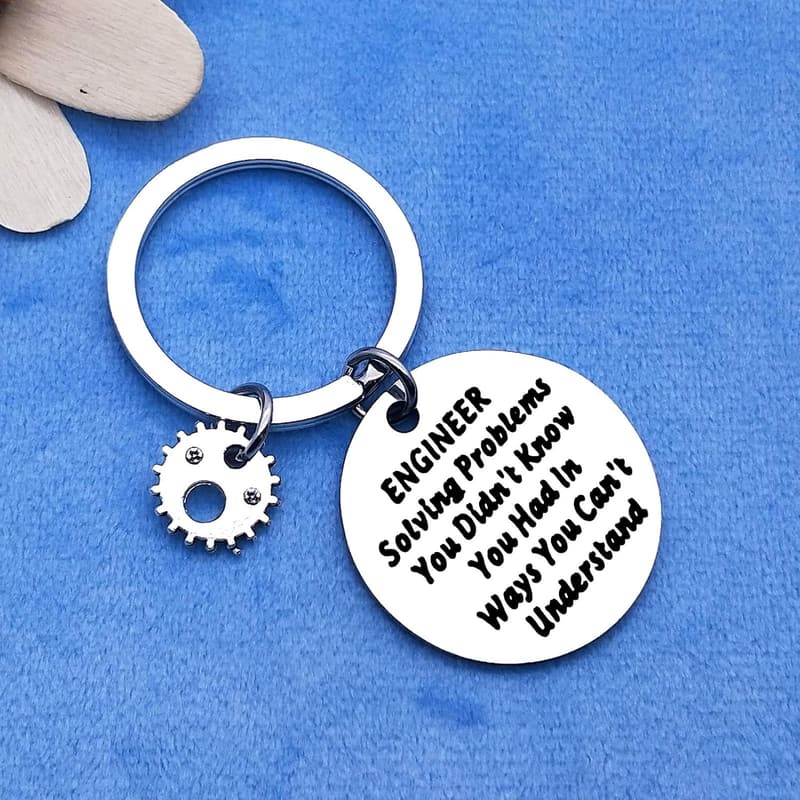 Engineering Graduation Keychain Gift for Mechanical Students