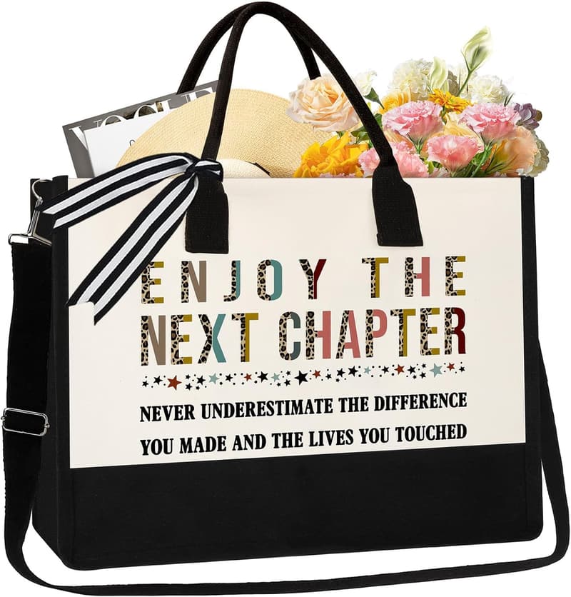 2025 Retirement Tote Bag for Women - Funny Farewell Gift