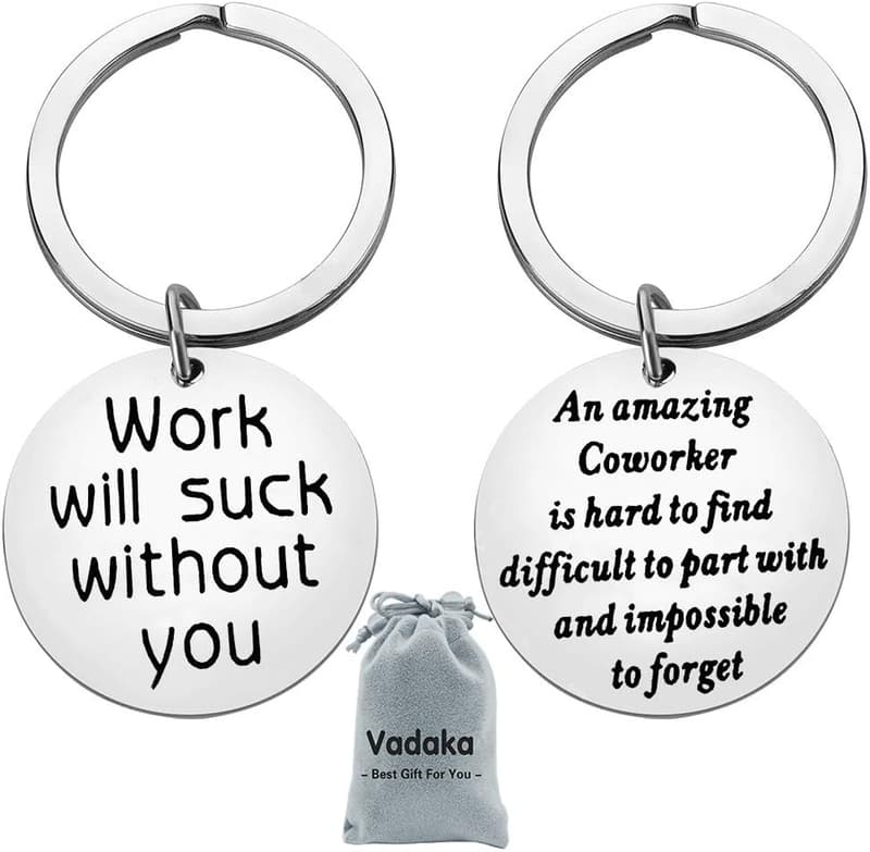 Coworker Farewell Keychain Gift Set (2 Pack)