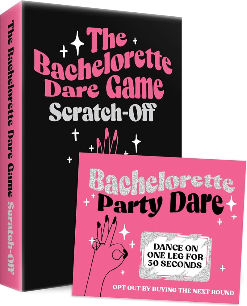Bachelorette Party Dare Game - 25 Scratch-Off Challenge Cards