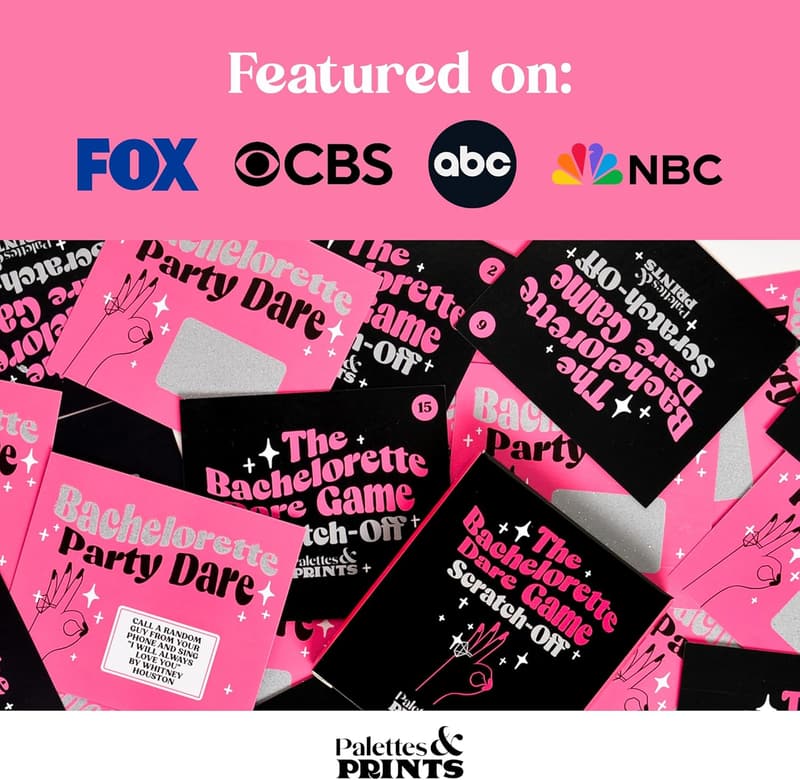 Bachelorette Party Dare Game - 25 Scratch-Off Challenge Cards