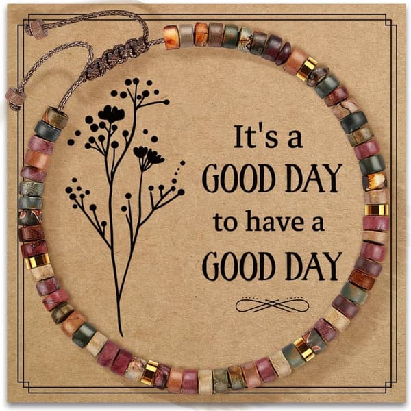 Get Well Soon Natural Stone Bracelet for Women