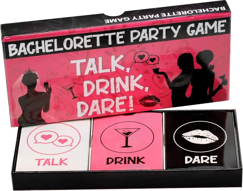 Bachelorette Party Games | 3-in-1 Fun Drinking & Dare Set