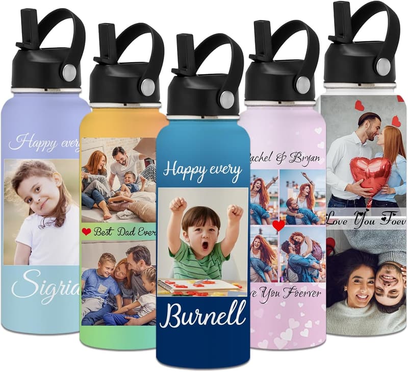 Custom Insulated Stainless Steel Water Bottle for Kids & Adults