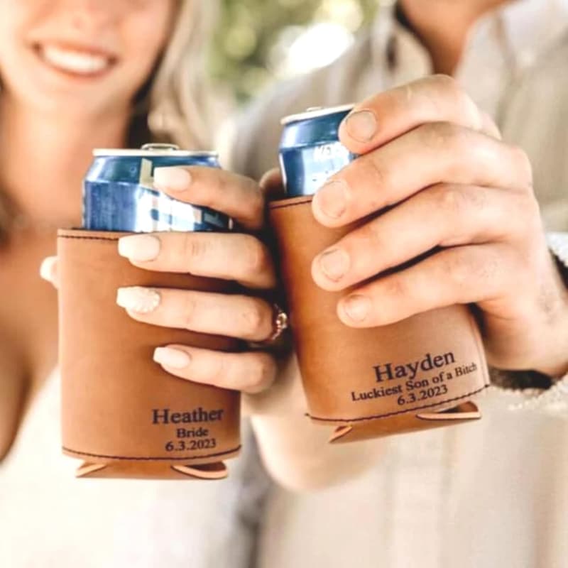Bachelor Party Engraved Can Coolers - Gifts for Groomsmen