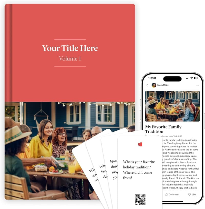 Custom Keepsake Card Deck & 12-Month Access to StoriedBook™